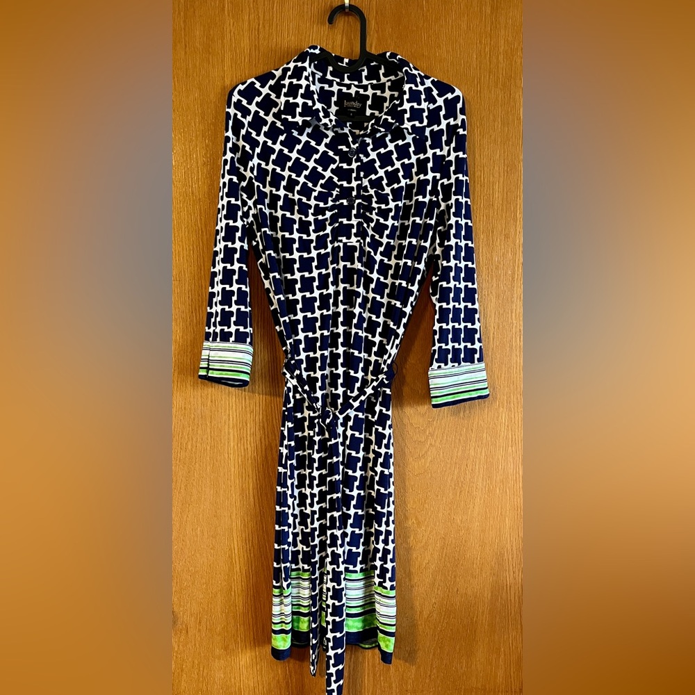 Laundry by Shelli Segal tie waist dress.  Size 6.